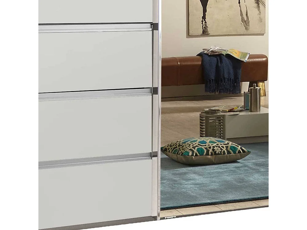 Schiebeschrank in modernem Design 330 cm breit - 67 cm tief