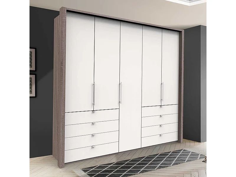 Schlafzimmerkleiderschrank Made in Germany 3 türig mit Schubladen