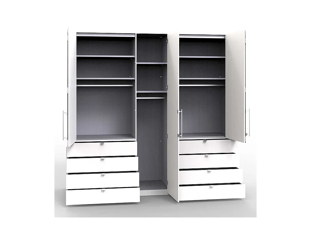 Schlafzimmerkleiderschrank Made in Germany 3 türig mit Schubladen