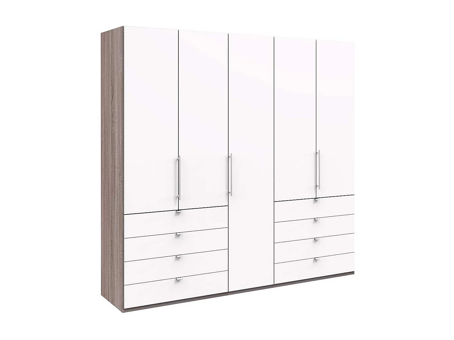Schlafzimmerkleiderschrank Made in Germany 3 türig mit Schubladen