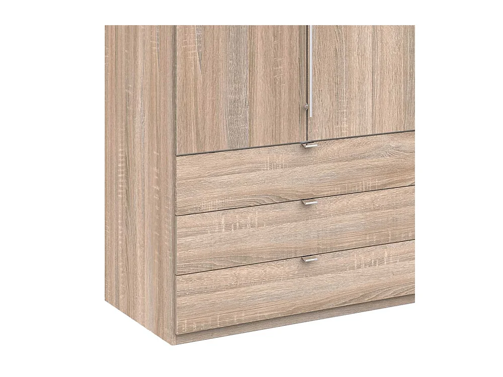 Moderner Jugendkleiderschrank 2 türig Eiche Sägerau