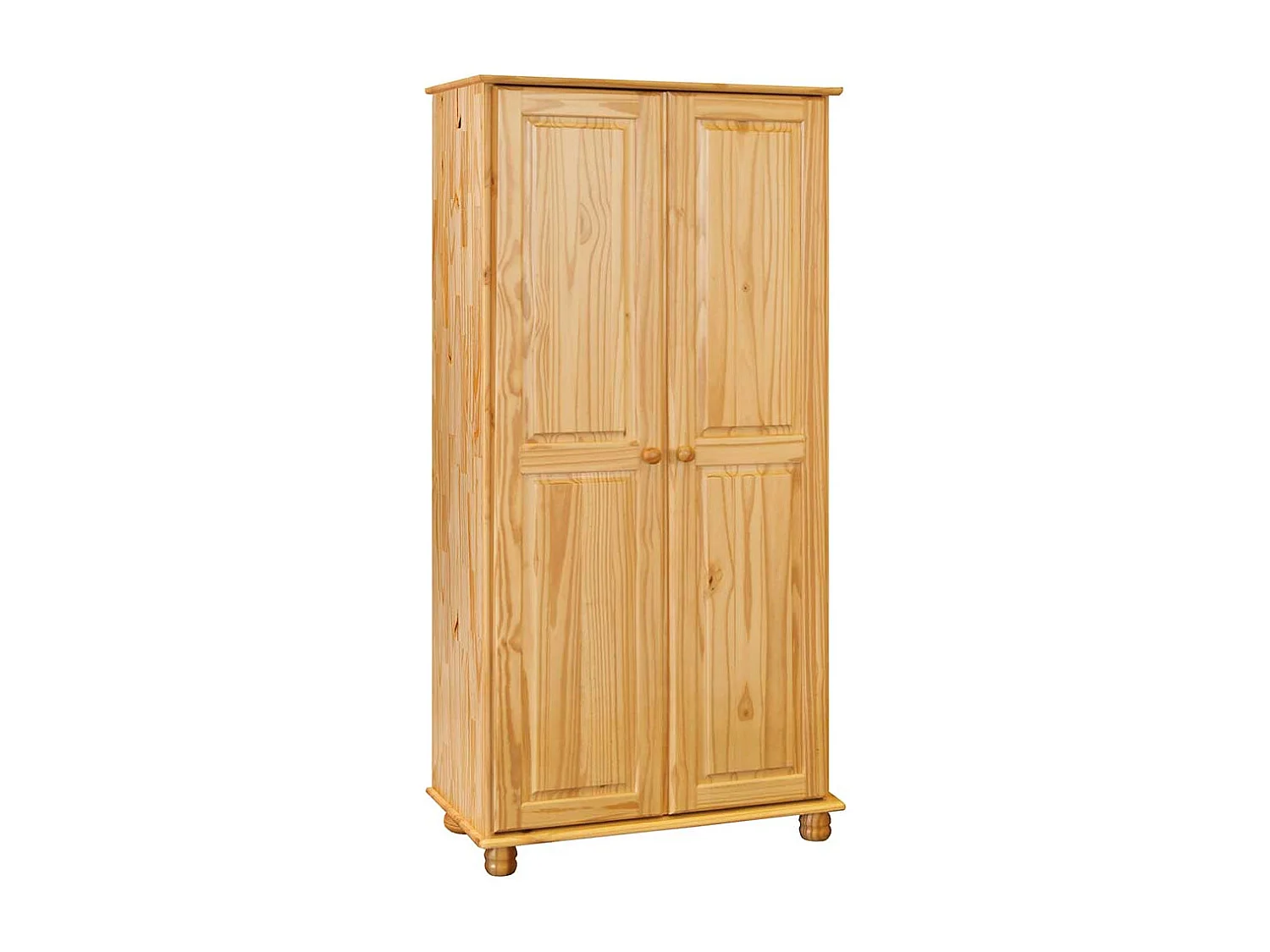 Kieferschrank massiv im Landhausstil 2 türig