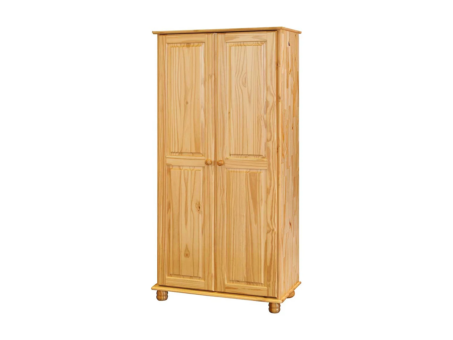 Kieferschrank massiv im Landhausstil 2 türig