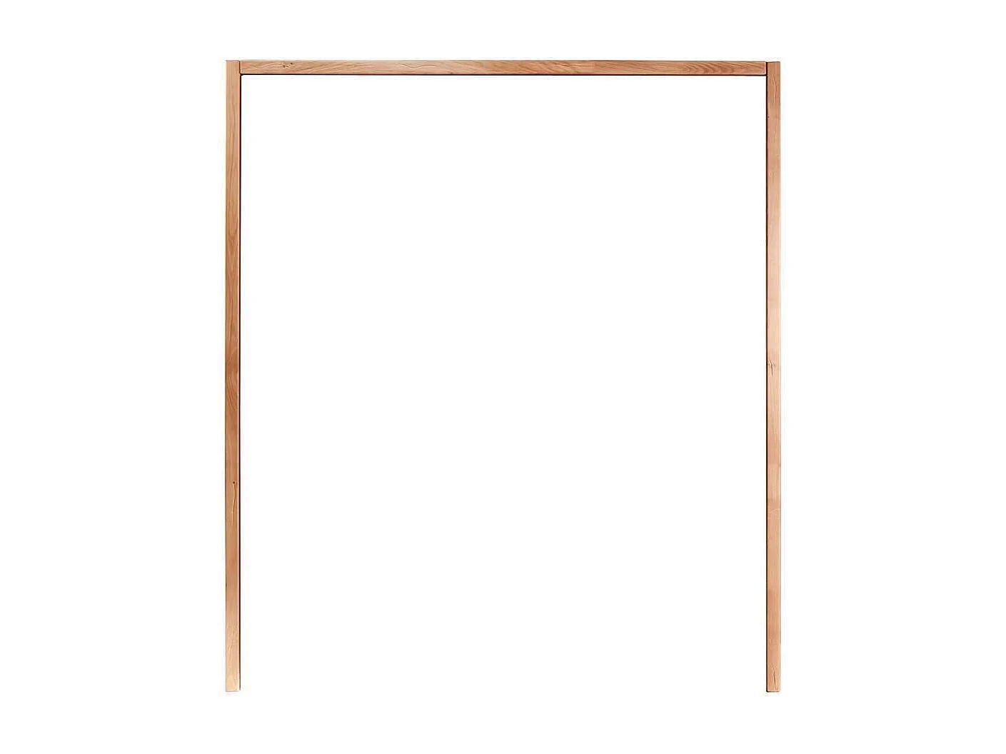 Schlafzimmerkleiderschrank Holz aus Wildeiche Glasbeschichtung weiß