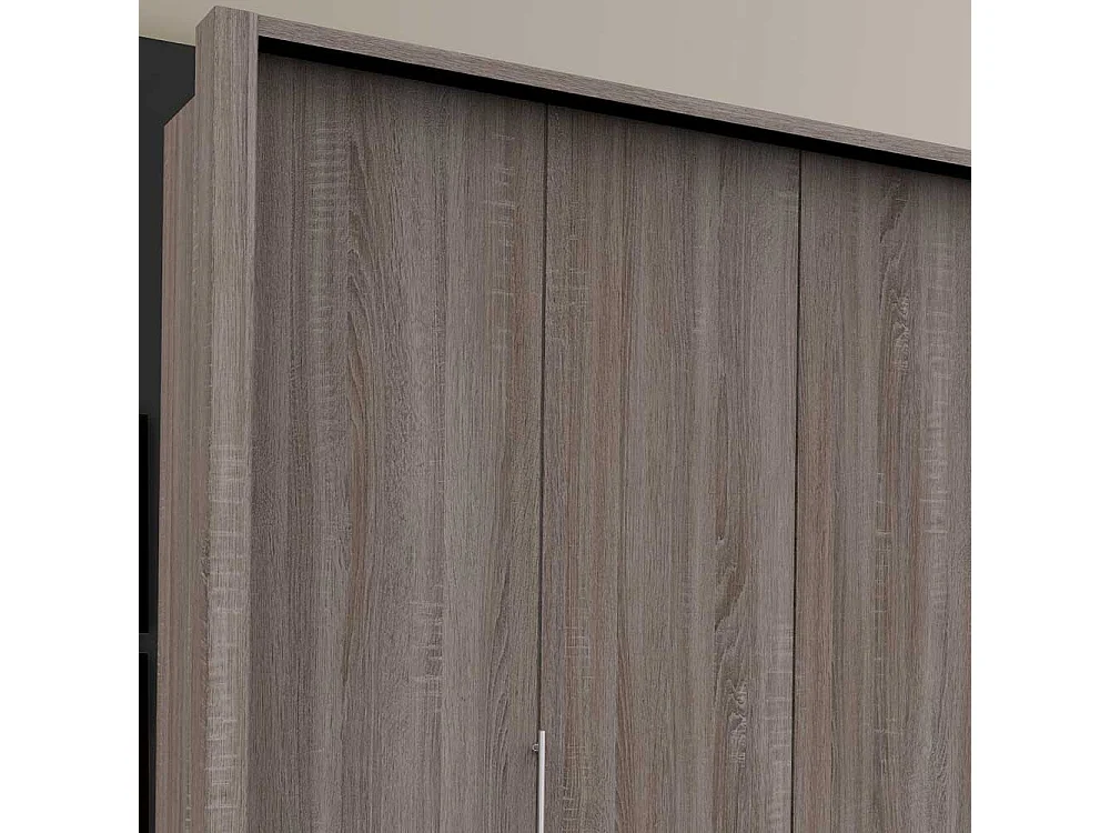 Großer Schlafzimmerkleiderschrank in Eiche Trüffelfarben Made in Germany