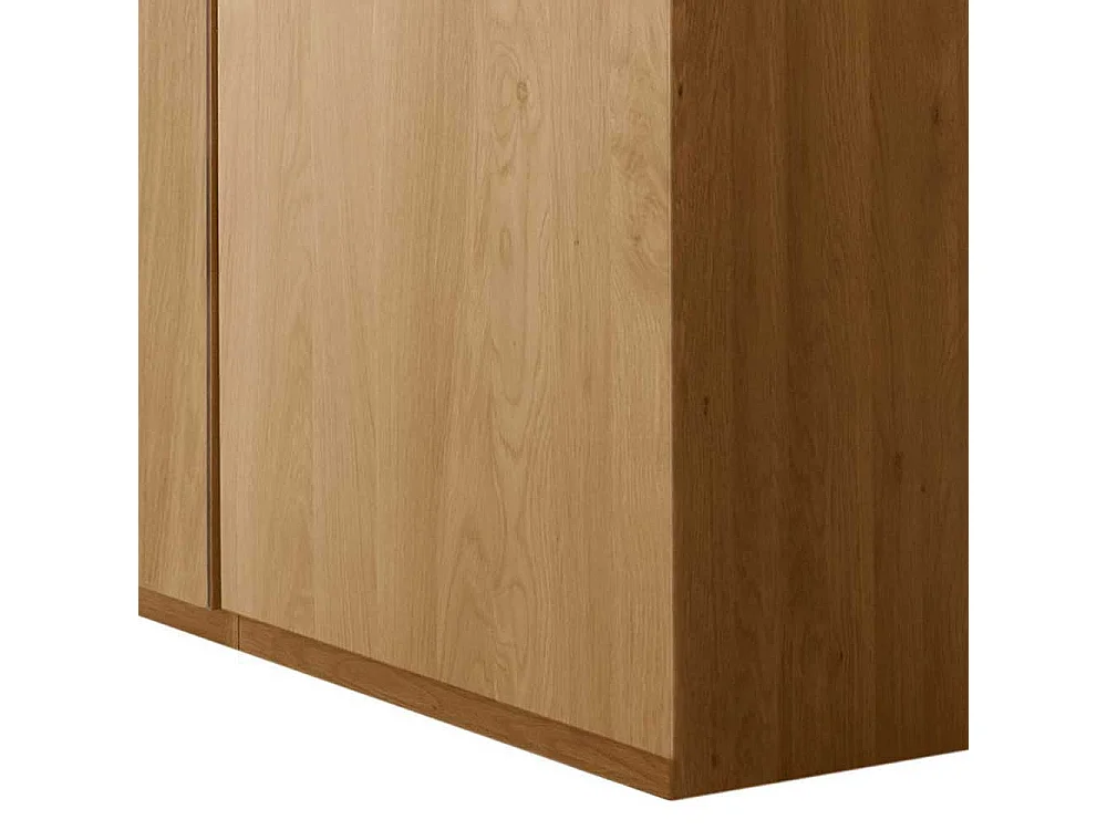 Schlafzimmerkleiderschrank aus Eiche teilmassiv 6-türig