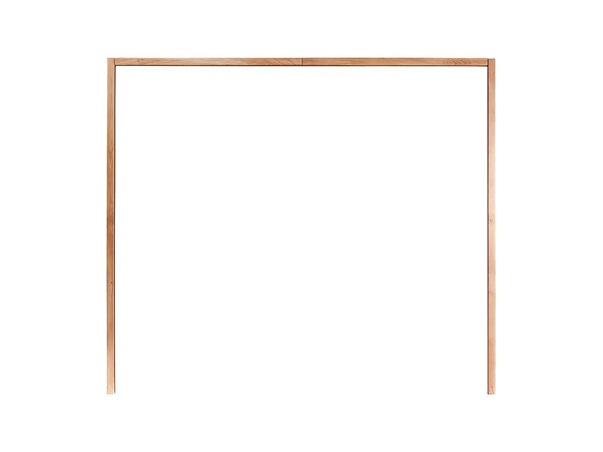 Massiver Holzkleiderschrank aus Wildeiche vier Türen