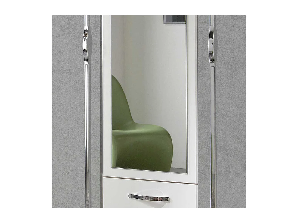 Jugendkleiderschrank 135 cm breit in modernem Design zwei Schubladen