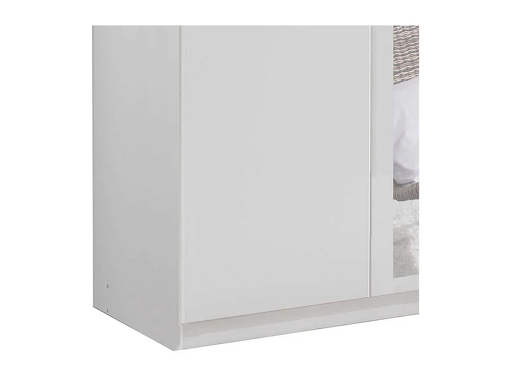 Jugendkleiderschrank weiß mit Spiegeltür Made in Germany