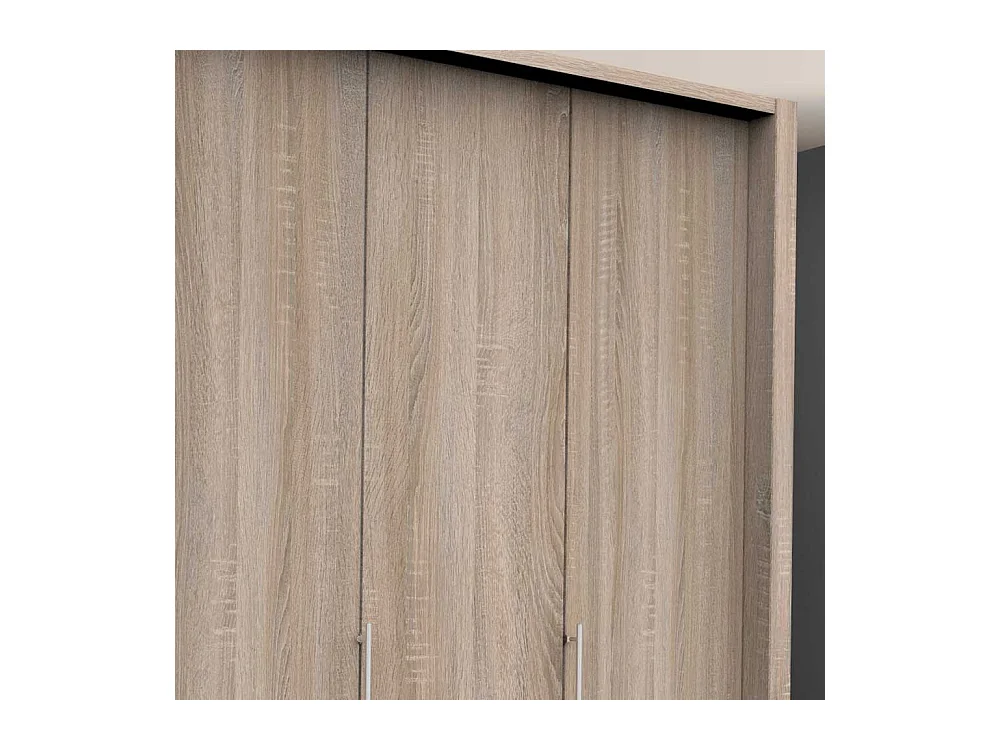 Jugendkleiderschrank mit viel Stauraum Eiche Sägerau