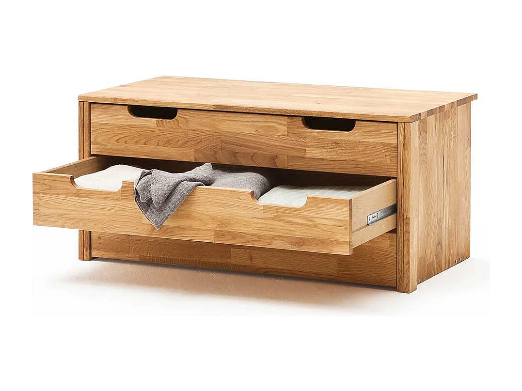 Drehtürenkleiderschrank aus Wildeiche Massivholz 205 cm breit