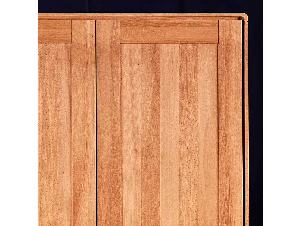 Holzkleiderschrank aus Kernbuche Massivholz geölt