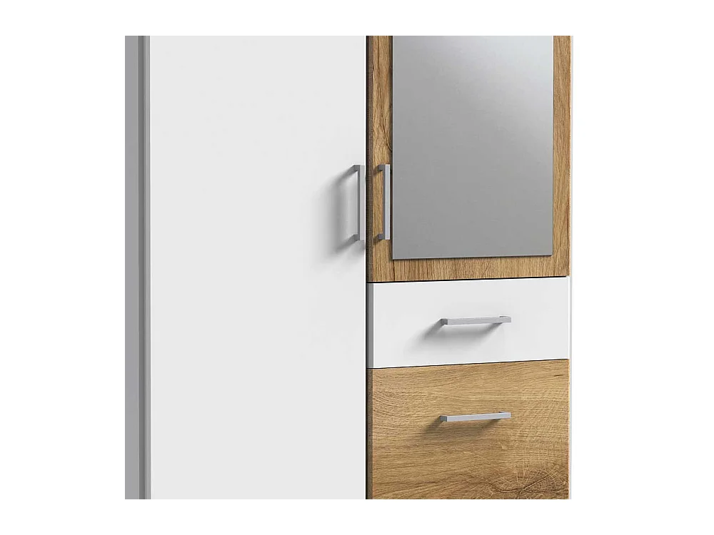 Drehtürenkleiderschrank mit Spiegel in modernem Design Made in Germany