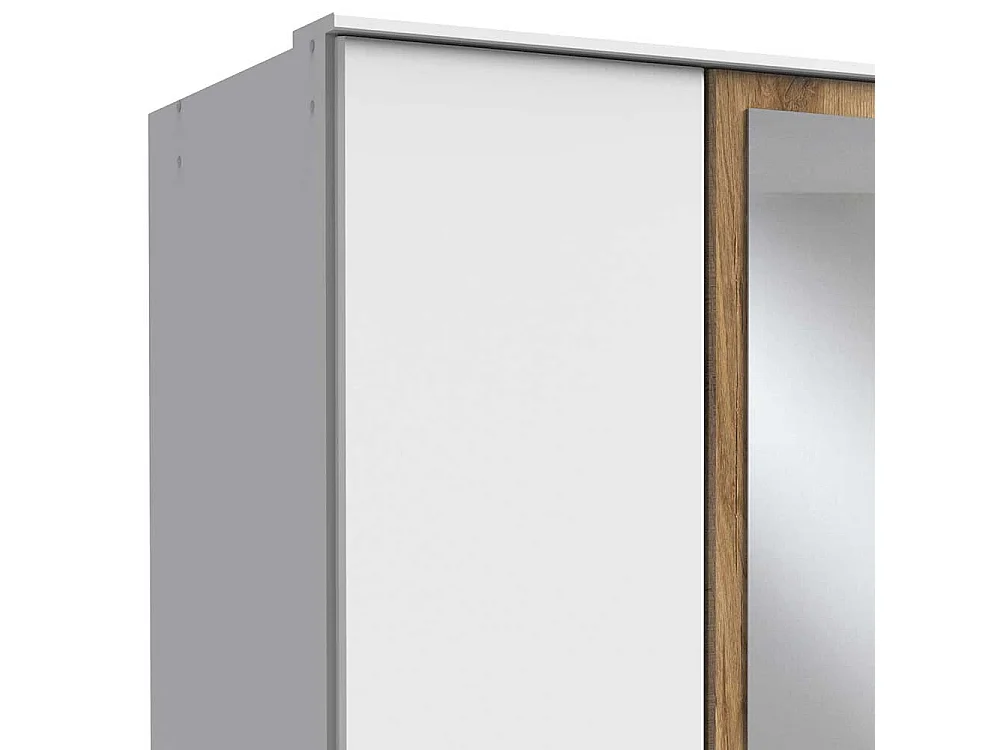 Drehtürenkleiderschrank mit Spiegel in modernem Design Made in Germany