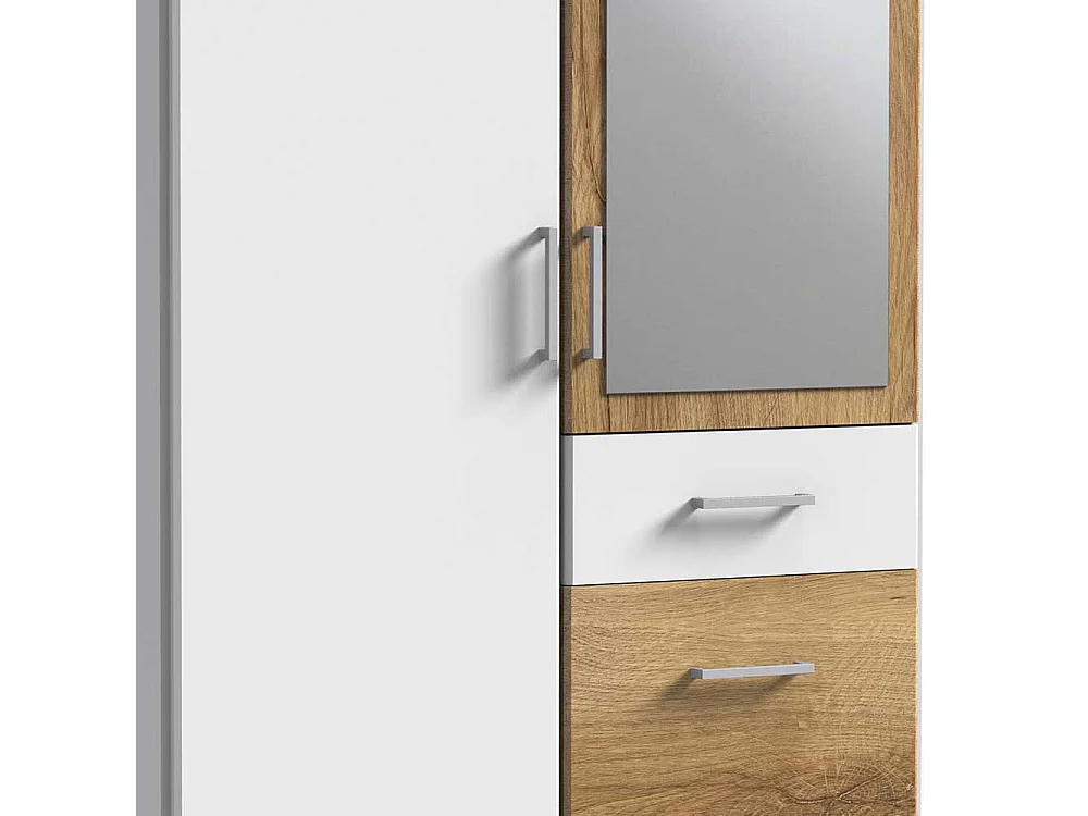 Drehtürenkleiderschrank mit Spiegel in modernem Design Made in Germany
