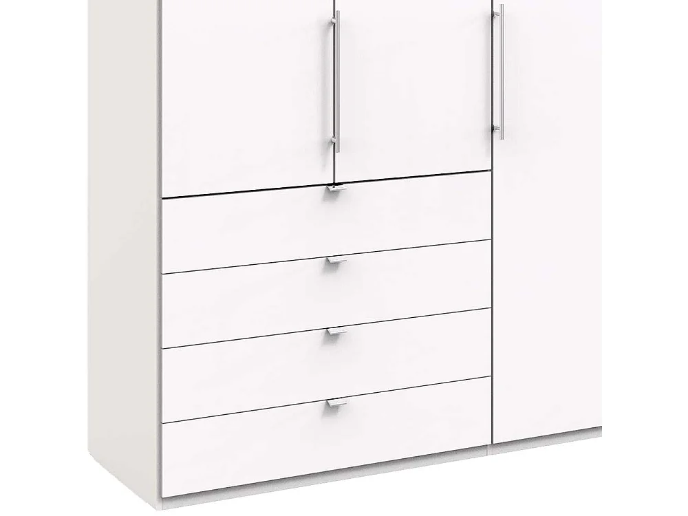 Schlafzimmerkleiderschrank mit Falttüren Weiß