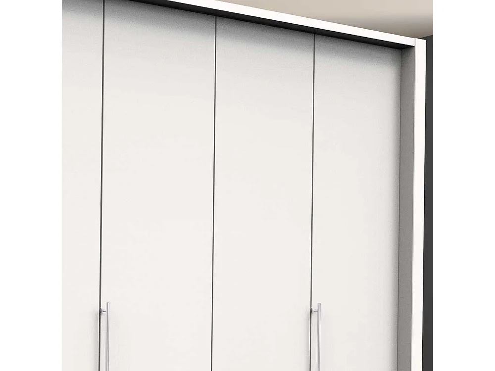 Schlafzimmerkleiderschrank mit Falttüren Weiß