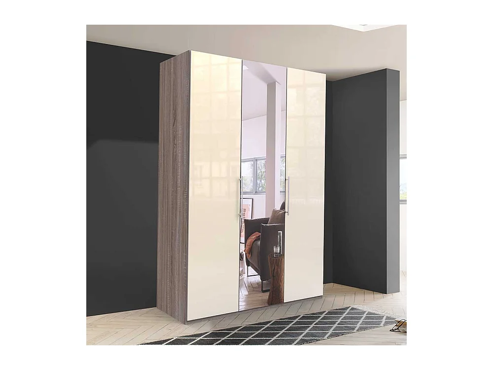 Jugendkleiderschrank 2 türig mit Spiegel modern