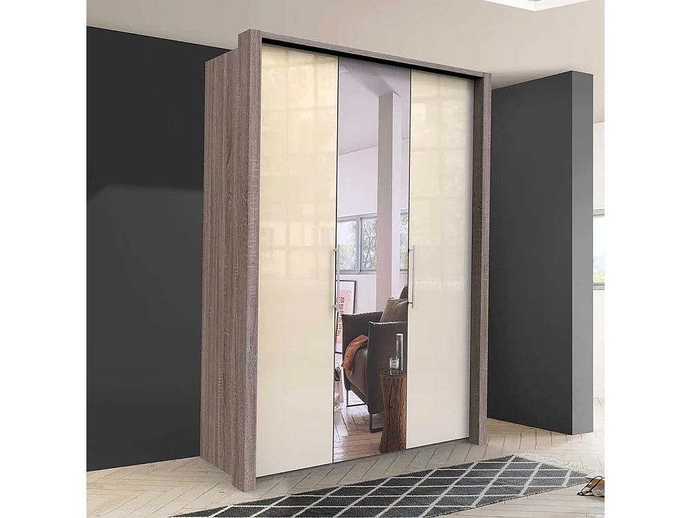 Jugendkleiderschrank 2 türig mit Spiegel modern