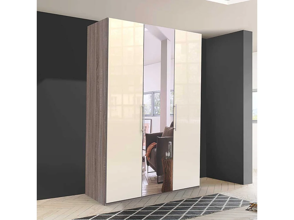 Jugendkleiderschrank 2 türig mit Spiegel modern