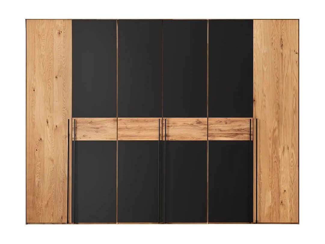 Hochwertiger Schlafzimmerkleiderschrank aus Wildeiche Massivholz 60 cm tief