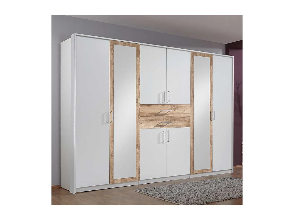 Schrank Schlafzimmer groß in modernem Design Spiegeltüren