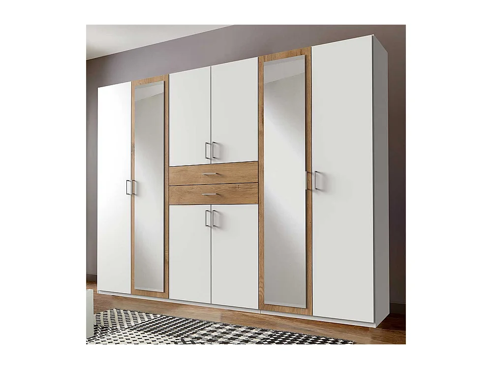 Schrank Schlafzimmer groß in modernem Design Spiegeltüren