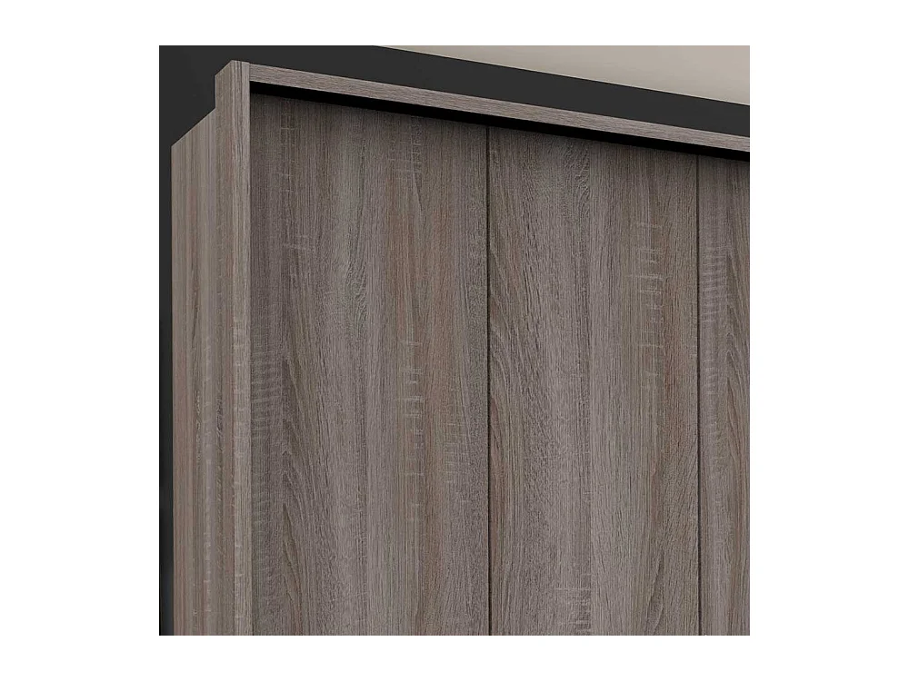 Schlafzimmerkleiderschrank mit sehr viel Stauraum Eiche Trüffelfarben