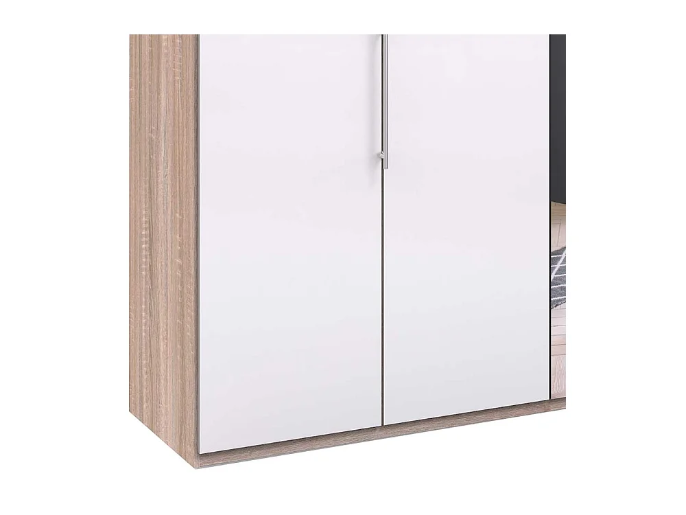 Spiegel Schlafzimmerkleiderschrank mit drei Falttüren modern