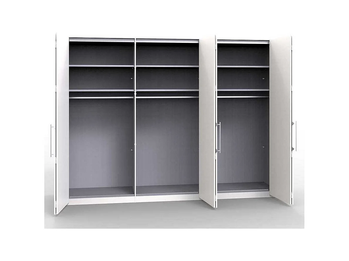 Spiegel Schlafzimmerkleiderschrank mit drei Falttüren modern