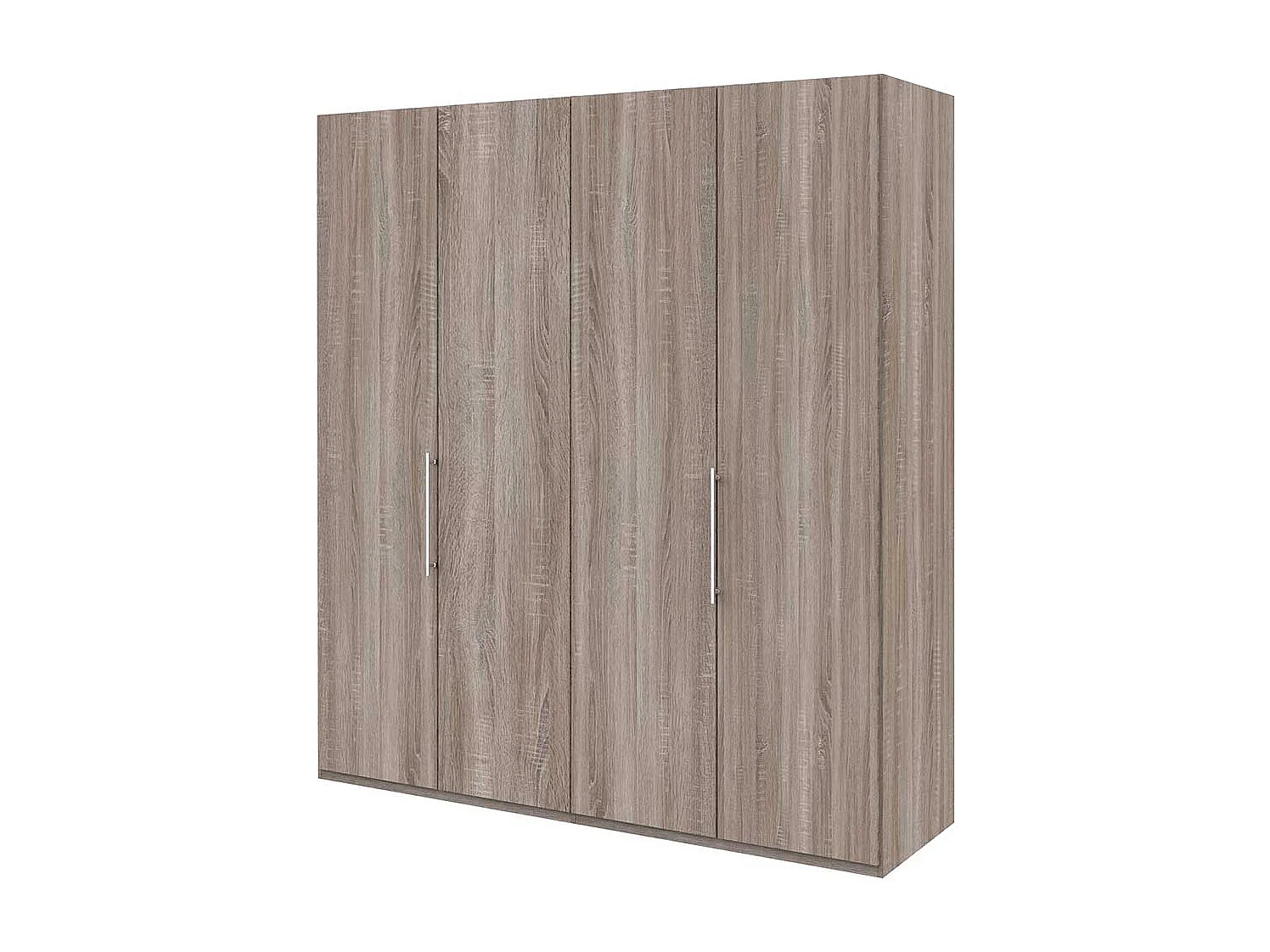 Schlafzimmerkleiderschrank in Eiche Trüffelfarben 2 türig