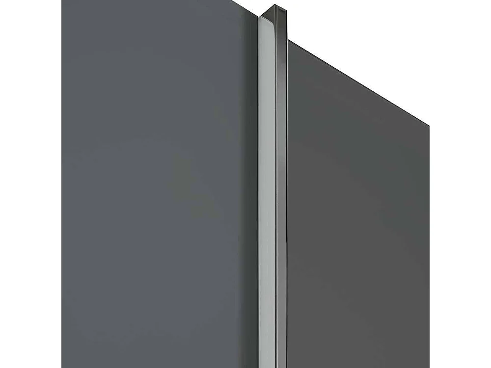 Schiebeschrank braun modern mit Spiegeltür 250 cm breit