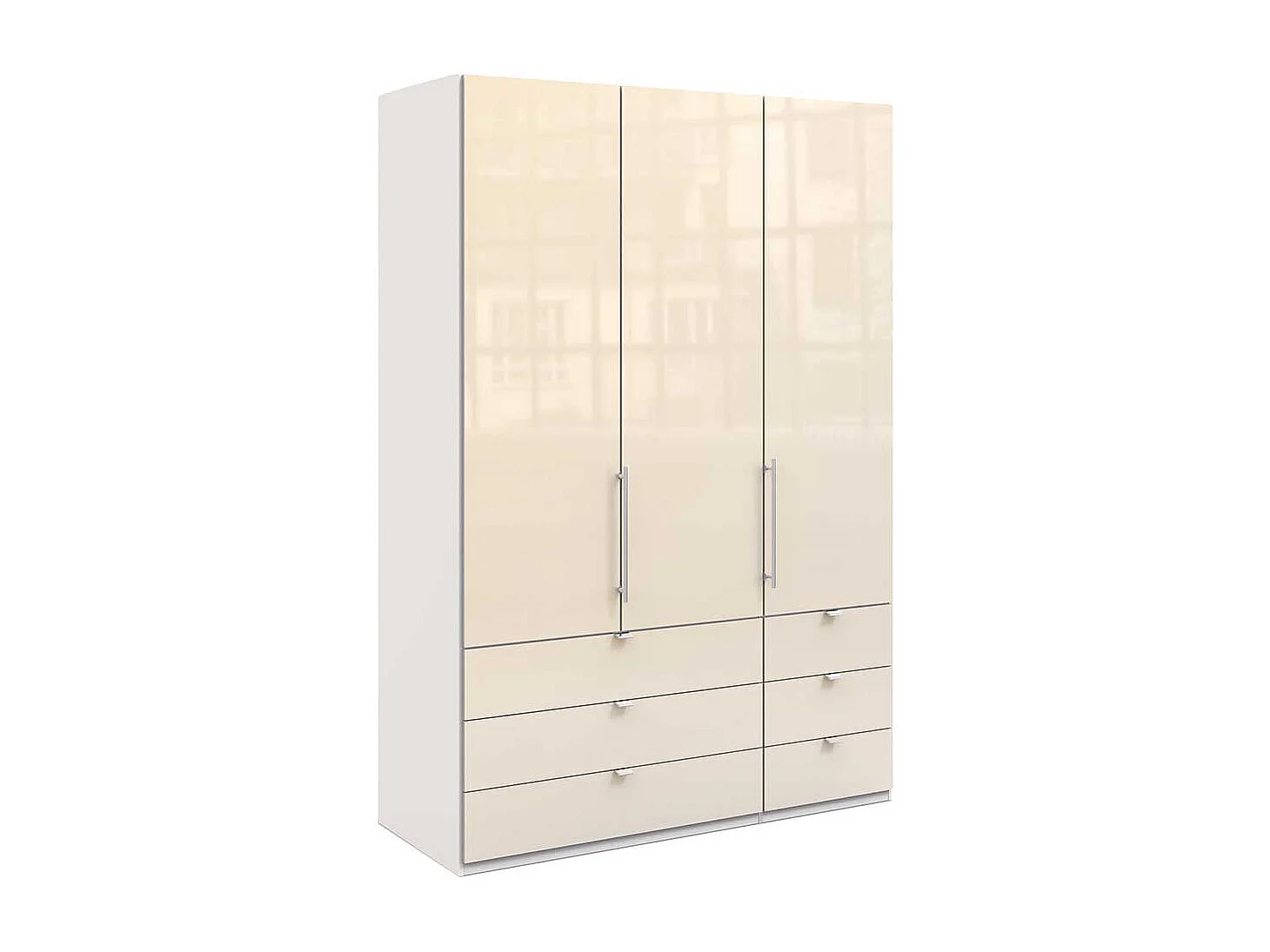 Schlafzimmerkleiderschrank mit Soft Close Falttüren