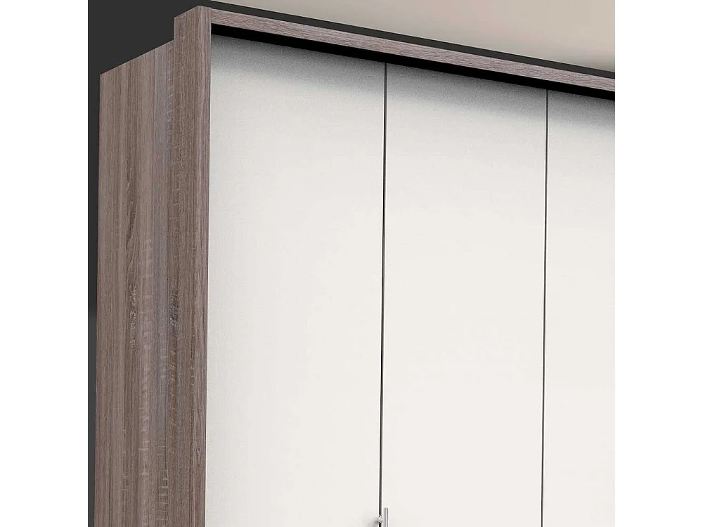 Moderner Gleittüren Schrank mit drei Schubladen foliert