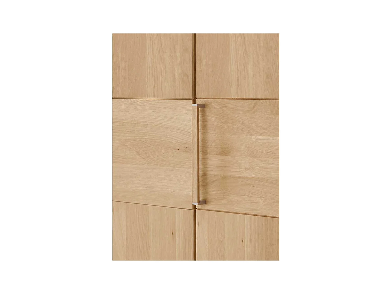 Holzschrank aus Eiche teilmassiv 3-türig