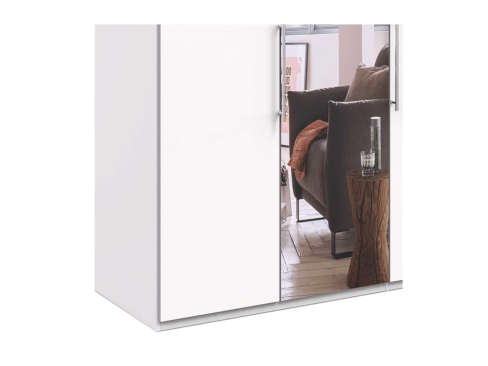 Schlafzimmerkleiderschrank mit Spiegel foliert