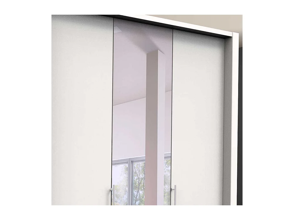 Schlafzimmerkleiderschrank mit Spiegel foliert