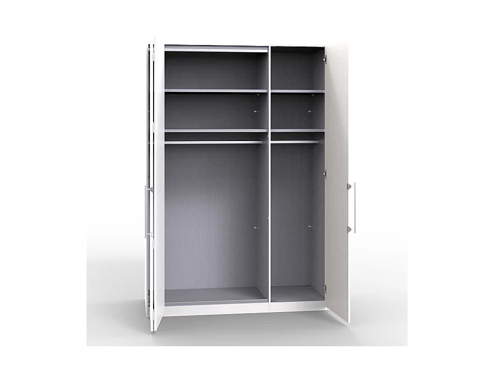 Schlafzimmerkleiderschrank mit Spiegel foliert