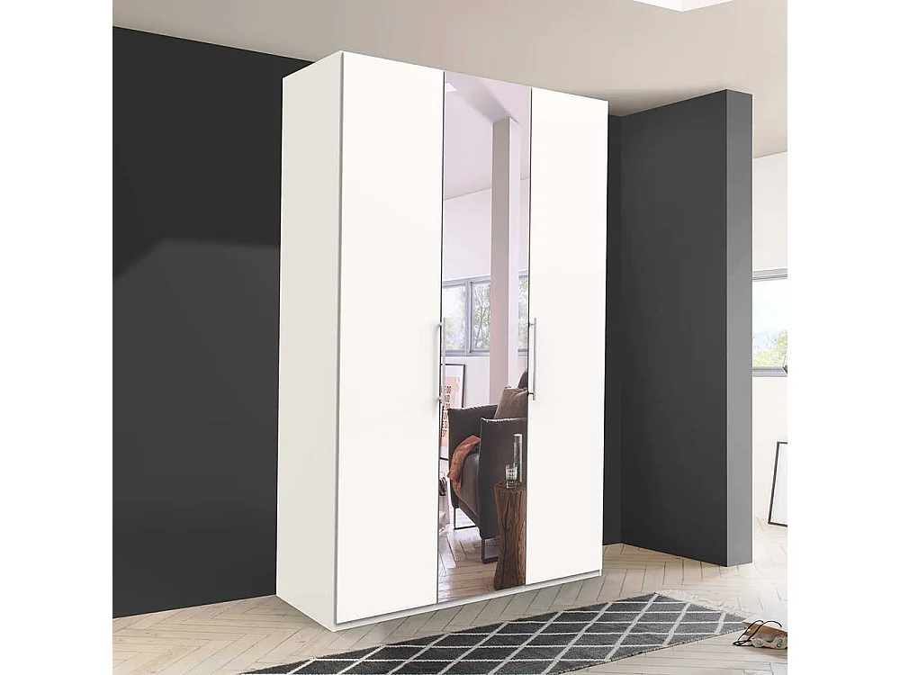 Schlafzimmerkleiderschrank mit Spiegel foliert