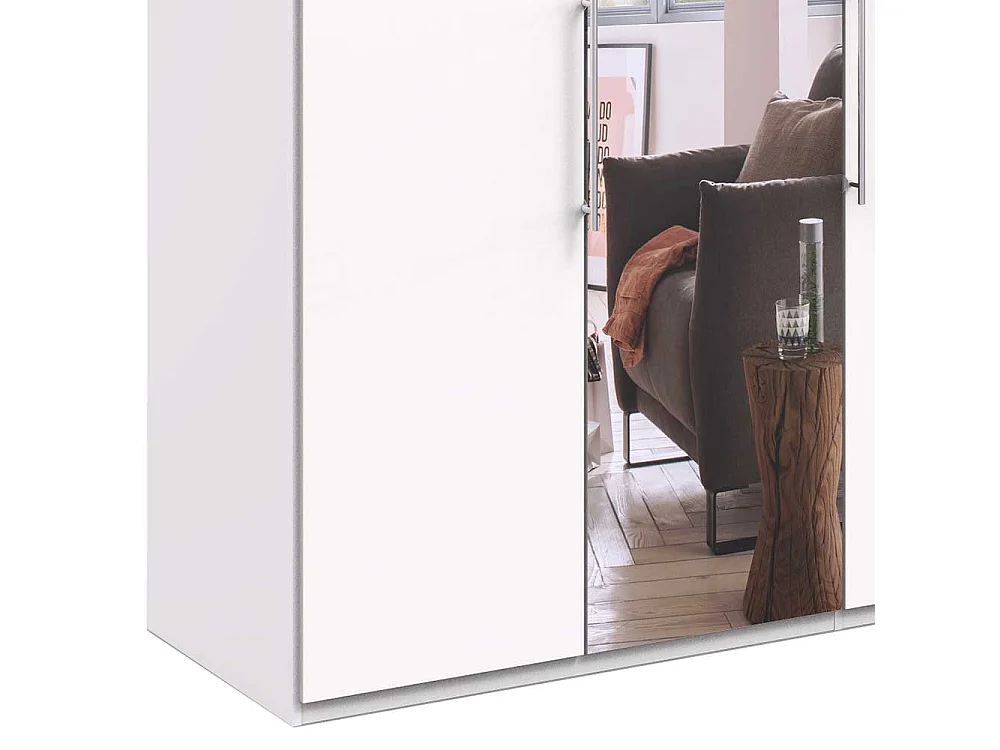 Schlafzimmerkleiderschrank mit Spiegel foliert