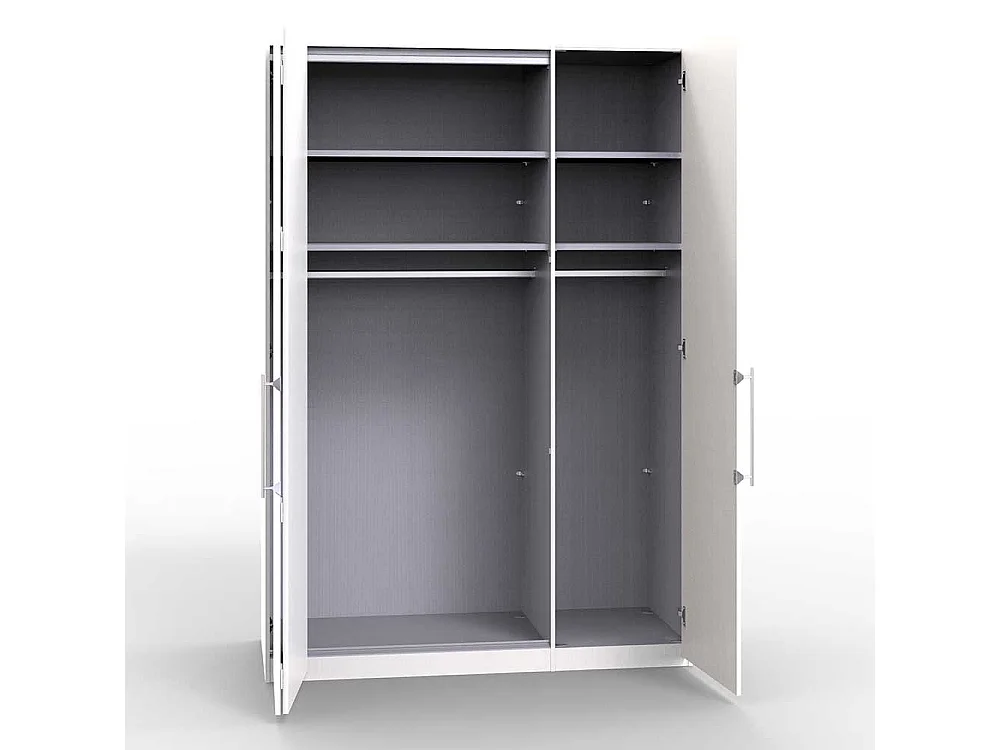 Schlafzimmerkleiderschrank mit Spiegel foliert