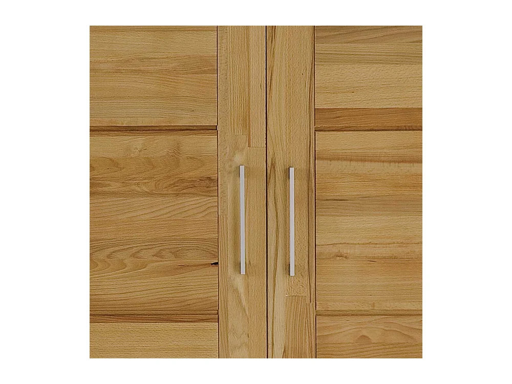Massivholzschrank mit Drehtüren massiv