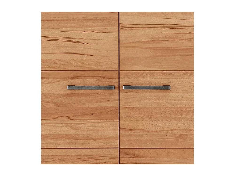 Wildeiche massiv Schrank mit Drehtüren 94 cm breit - 197 cm hoch