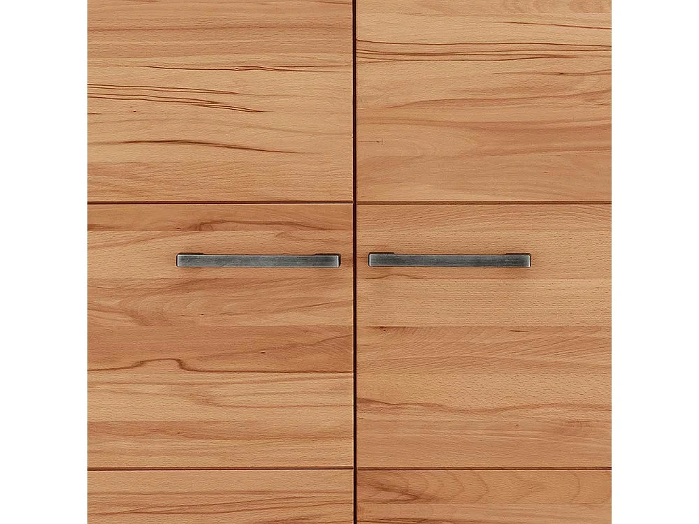 Wildeiche massiv Schrank mit Drehtüren 94 cm breit - 197 cm hoch