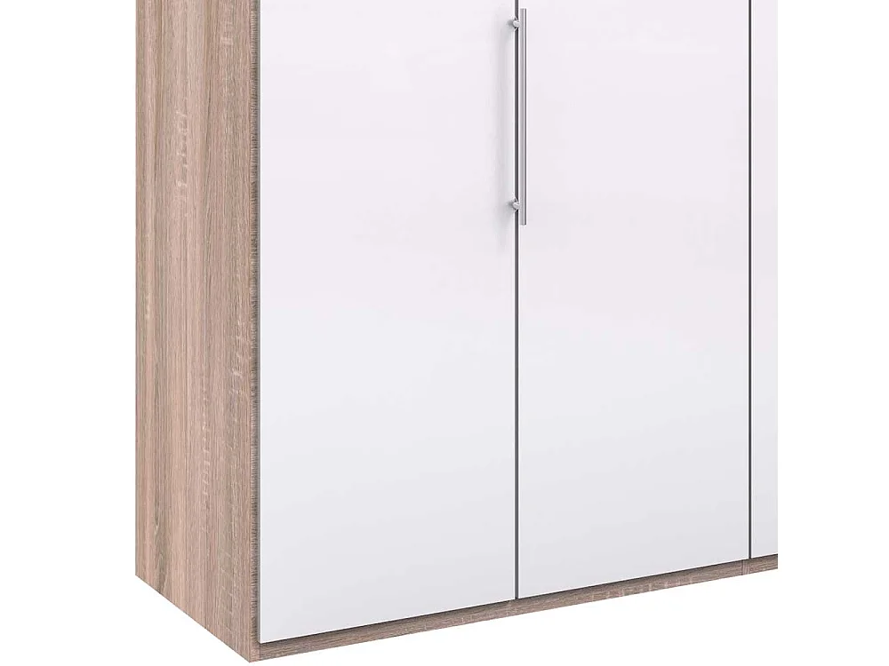 Großer Ankleideschrank mit Falttüren glasbeschichtet