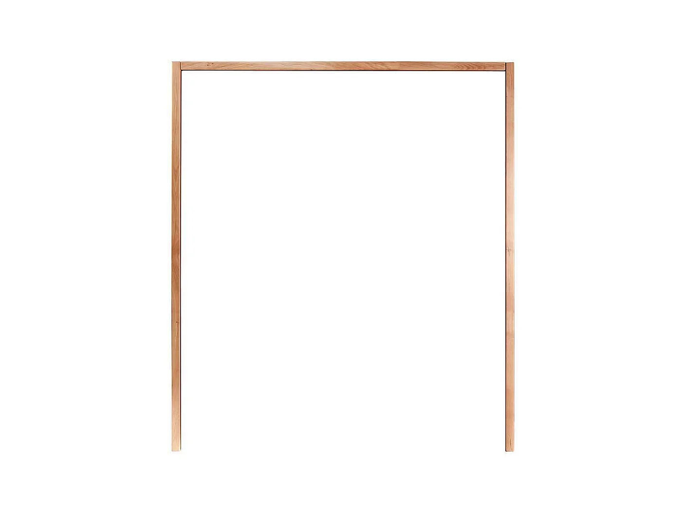 Schlafzimmerkleiderschrank Holz aus Wildeiche Glasbeschichtung weiß