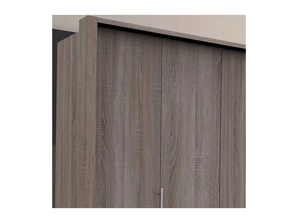 Schlafzimmerkleiderschrank in Eiche Trüffelfarben 2 türig