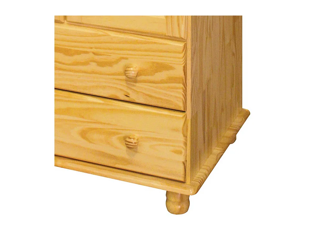 Massivholzschrank aus Kiefer lackiert Landhausstil