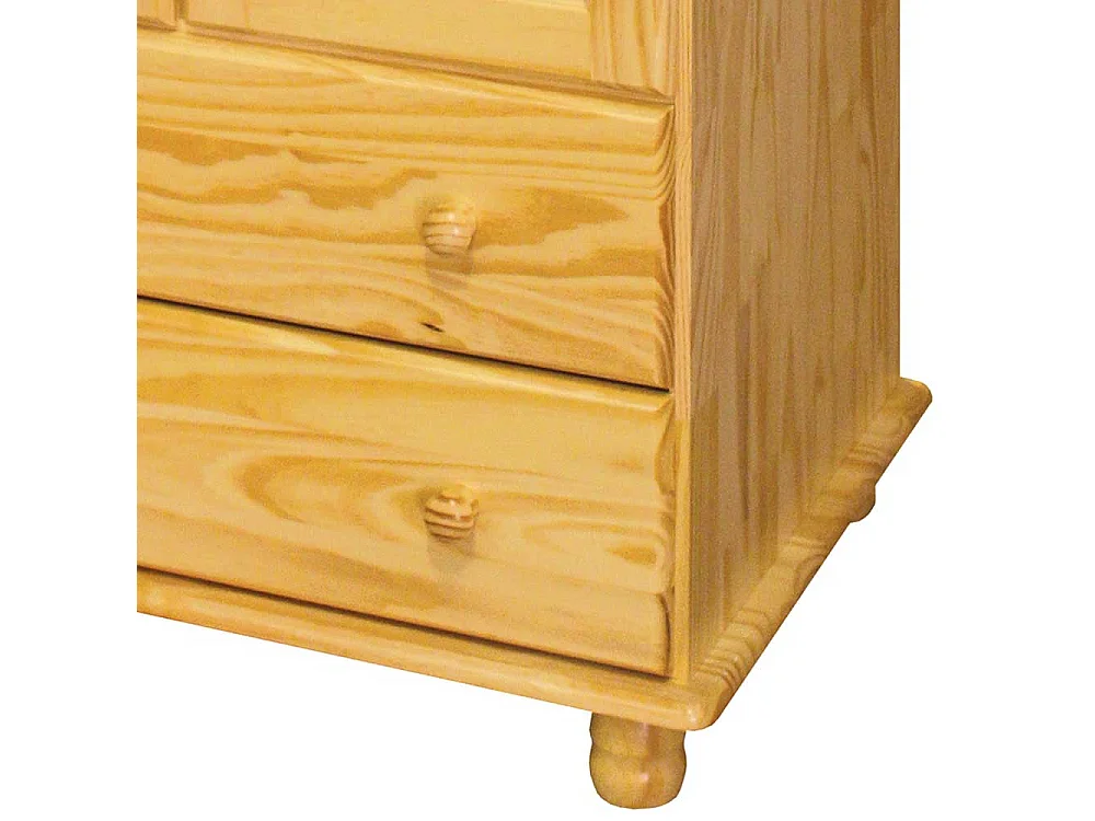 Massivholzschrank aus Kiefer lackiert Landhausstil