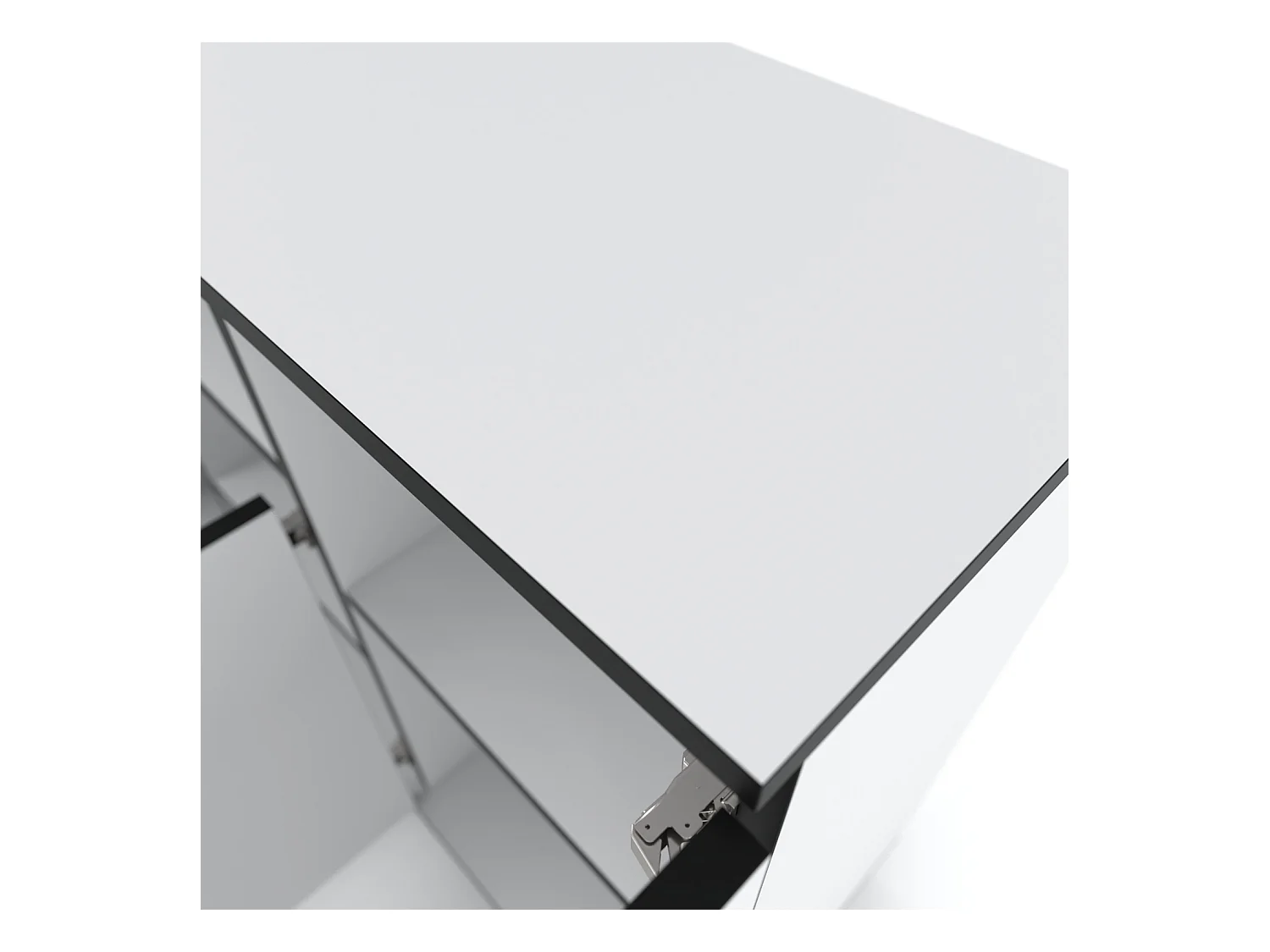 GRANDE COMMODE BLANCHE MEUBLE TV LOFT 140CM MEUBLE DE SALON